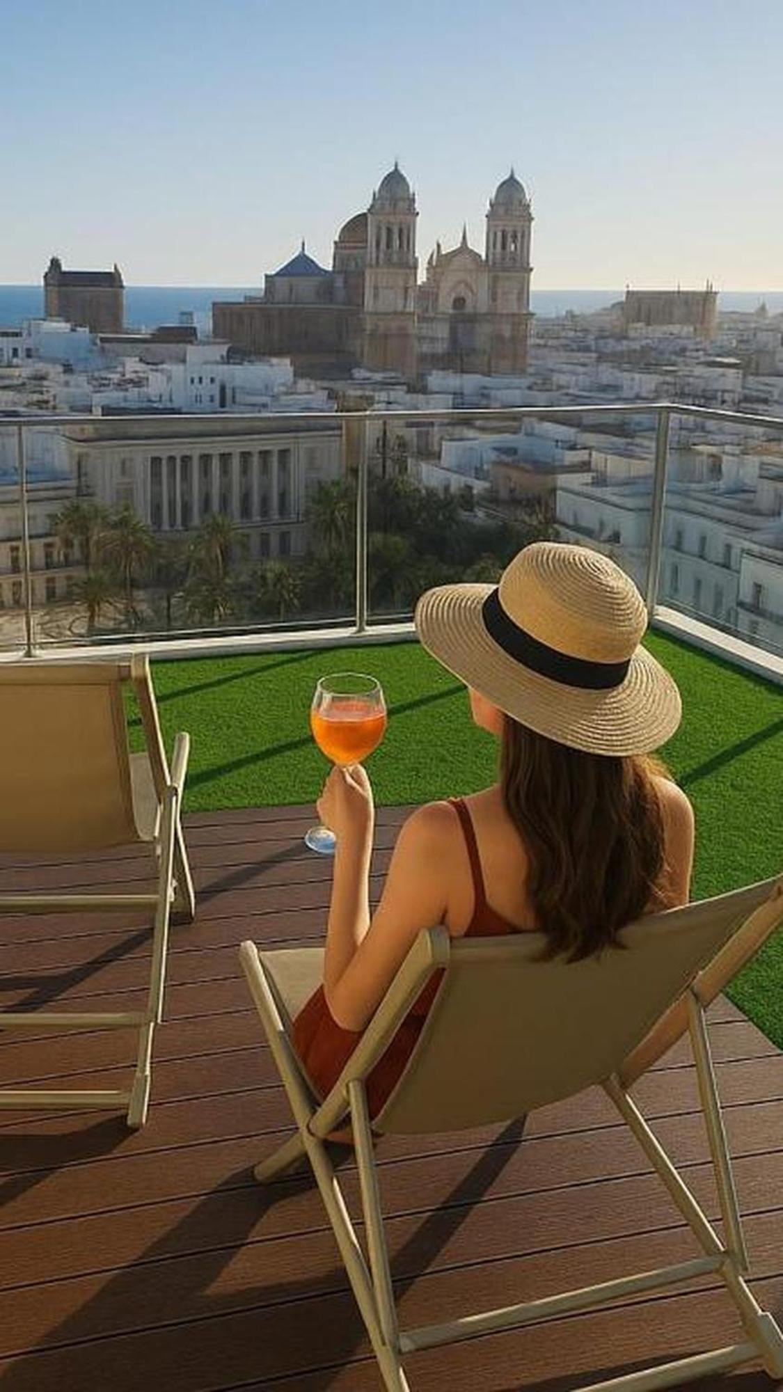 Skyline - Penthouse With 50M2 Private Terrace And Stunning Views Apartment Cadiz Exterior photo
